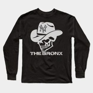 the bronx skull - ny new york Long Sleeve T-Shirt